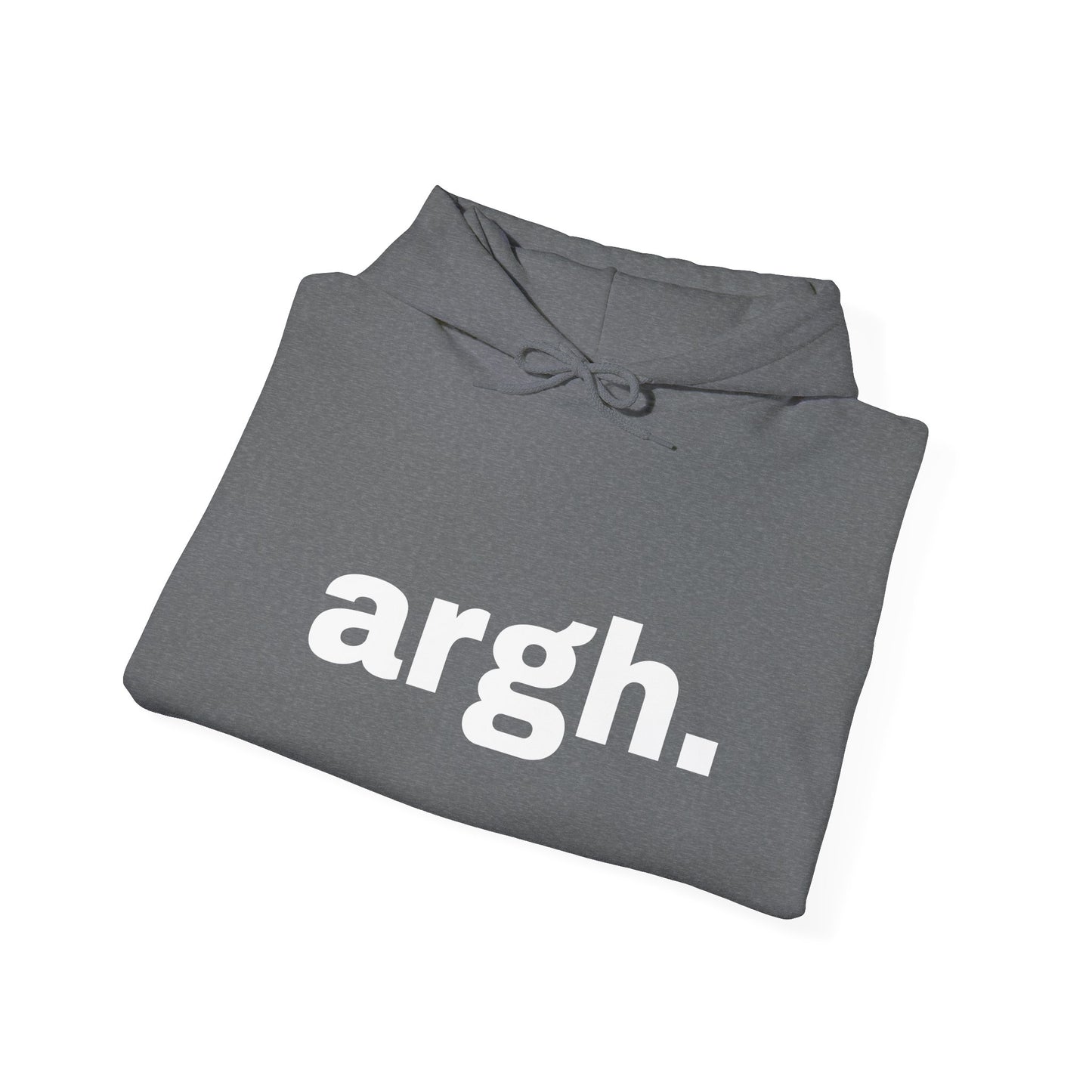 "argh." dark Unisex Hoodie Sweatshirt