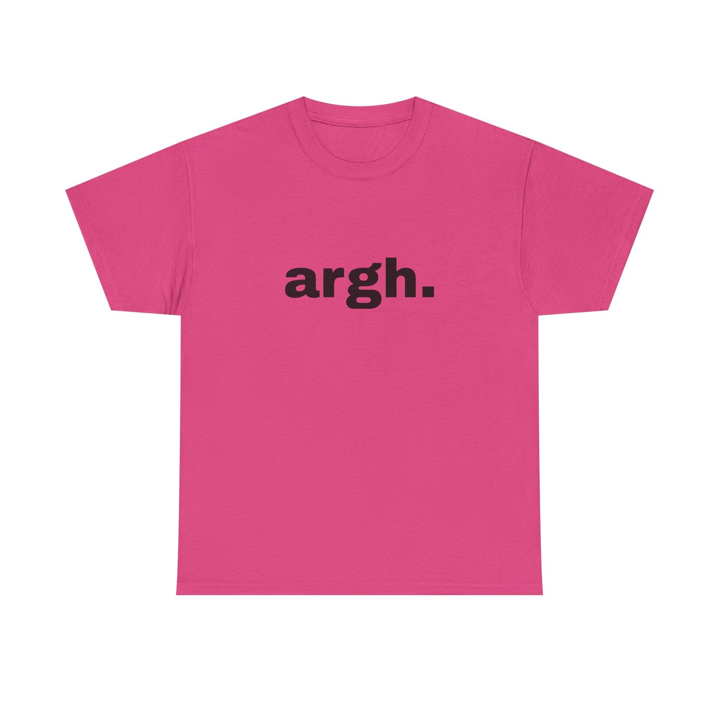 "argh" Word Emotion Tee