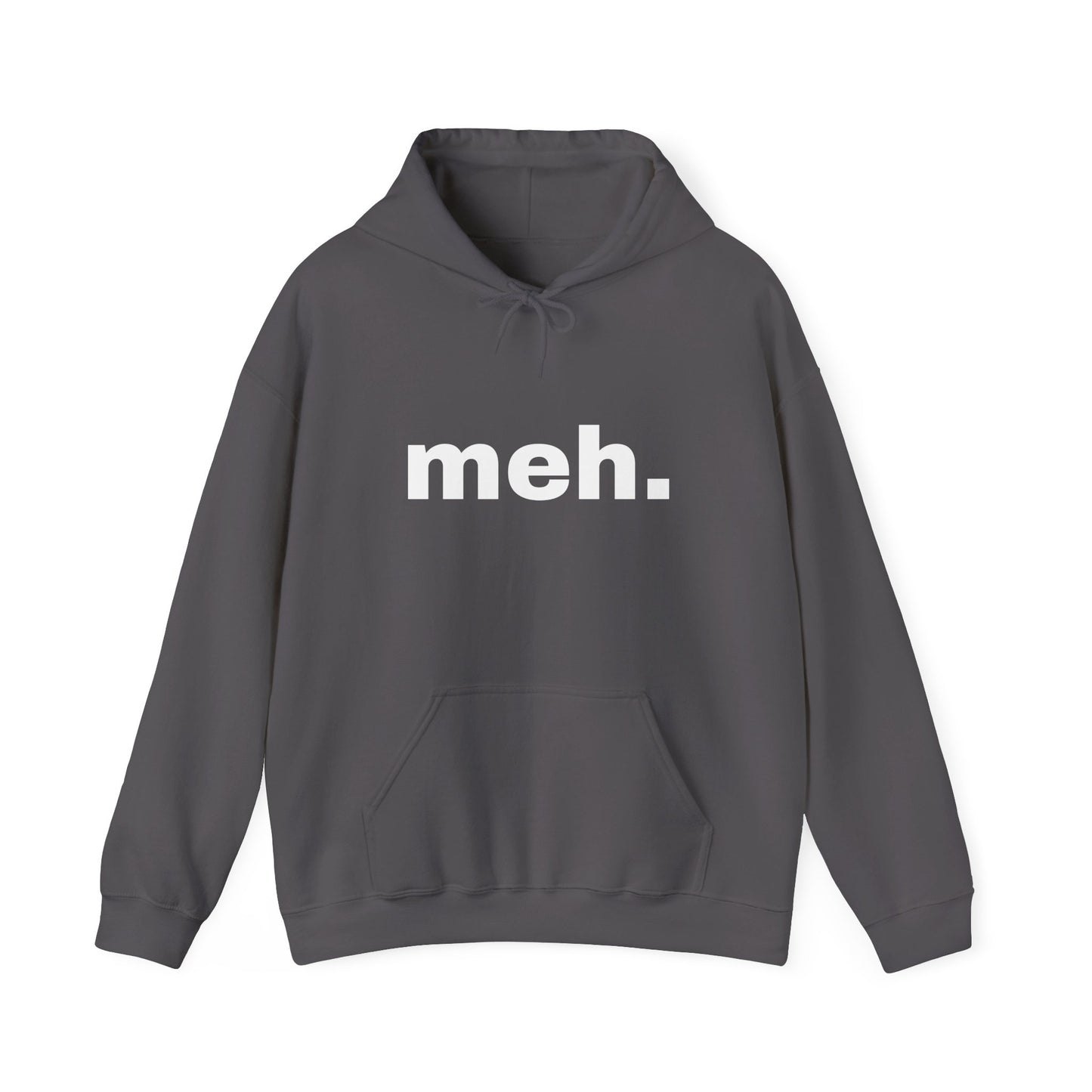 "meh." dark Unisex Hoodie Sweatshirt