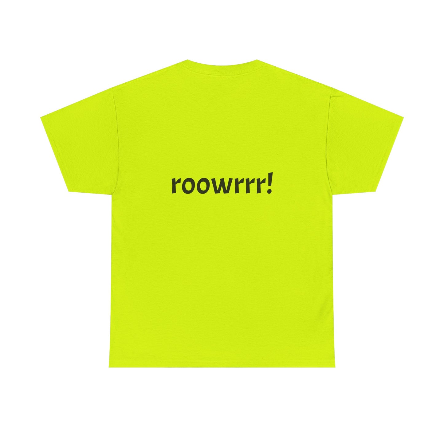 Bright yellow Dinosaur Tee - T-rex!! Fashionable Dino in teal Plaid Print