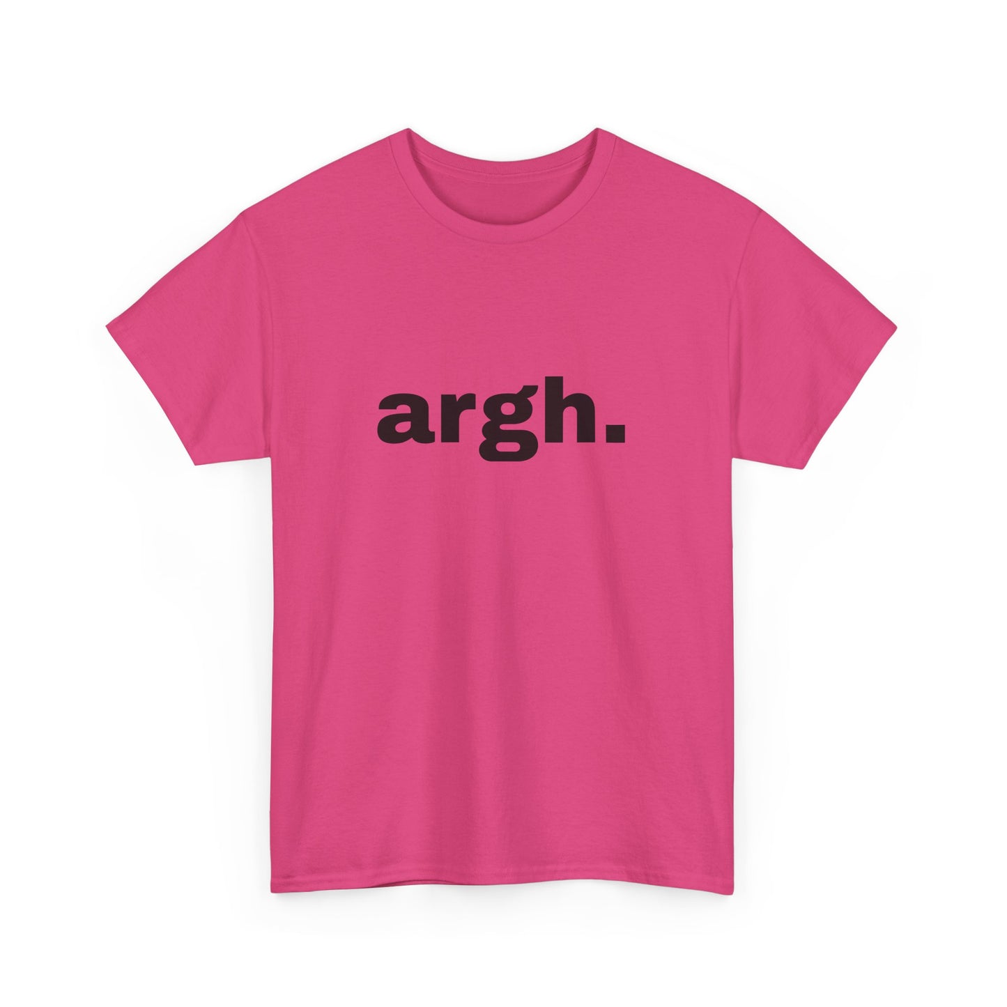 "argh" Word Emotion Tee