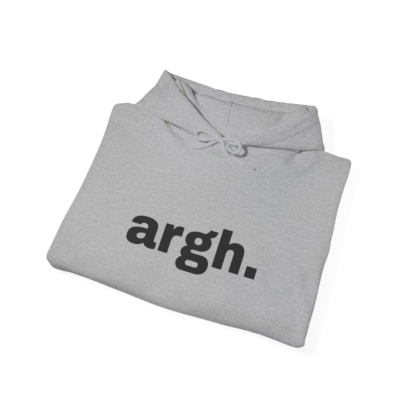 "argh." Unisex Hoodie Sweatshirt
