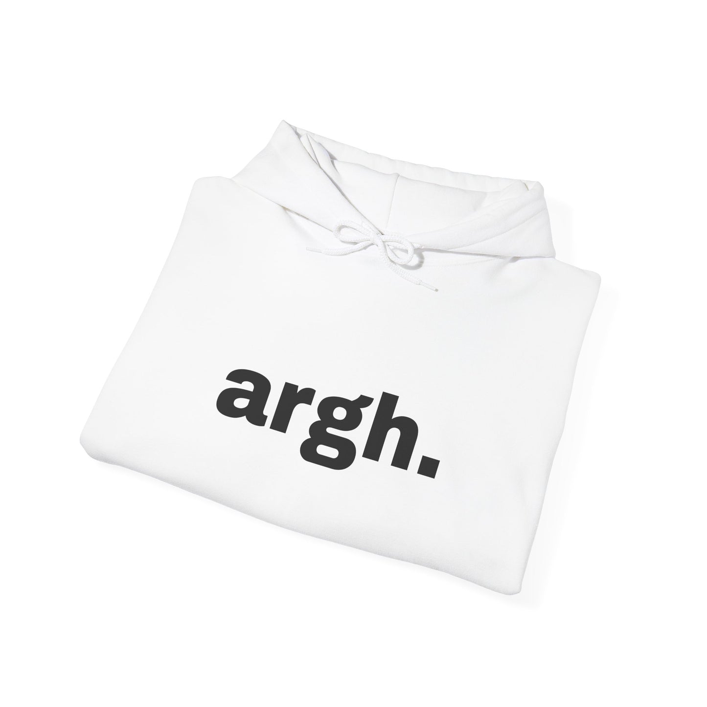 "argh." Unisex Hoodie Sweatshirt