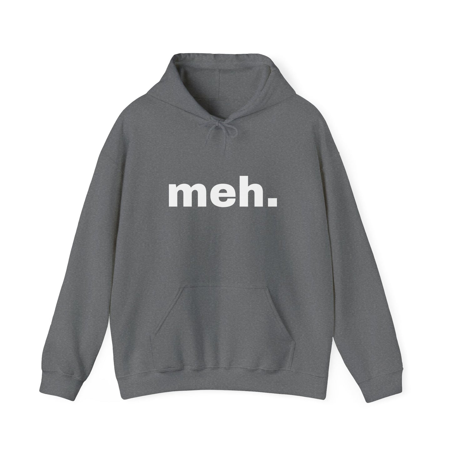"meh." dark Unisex Hoodie Sweatshirt