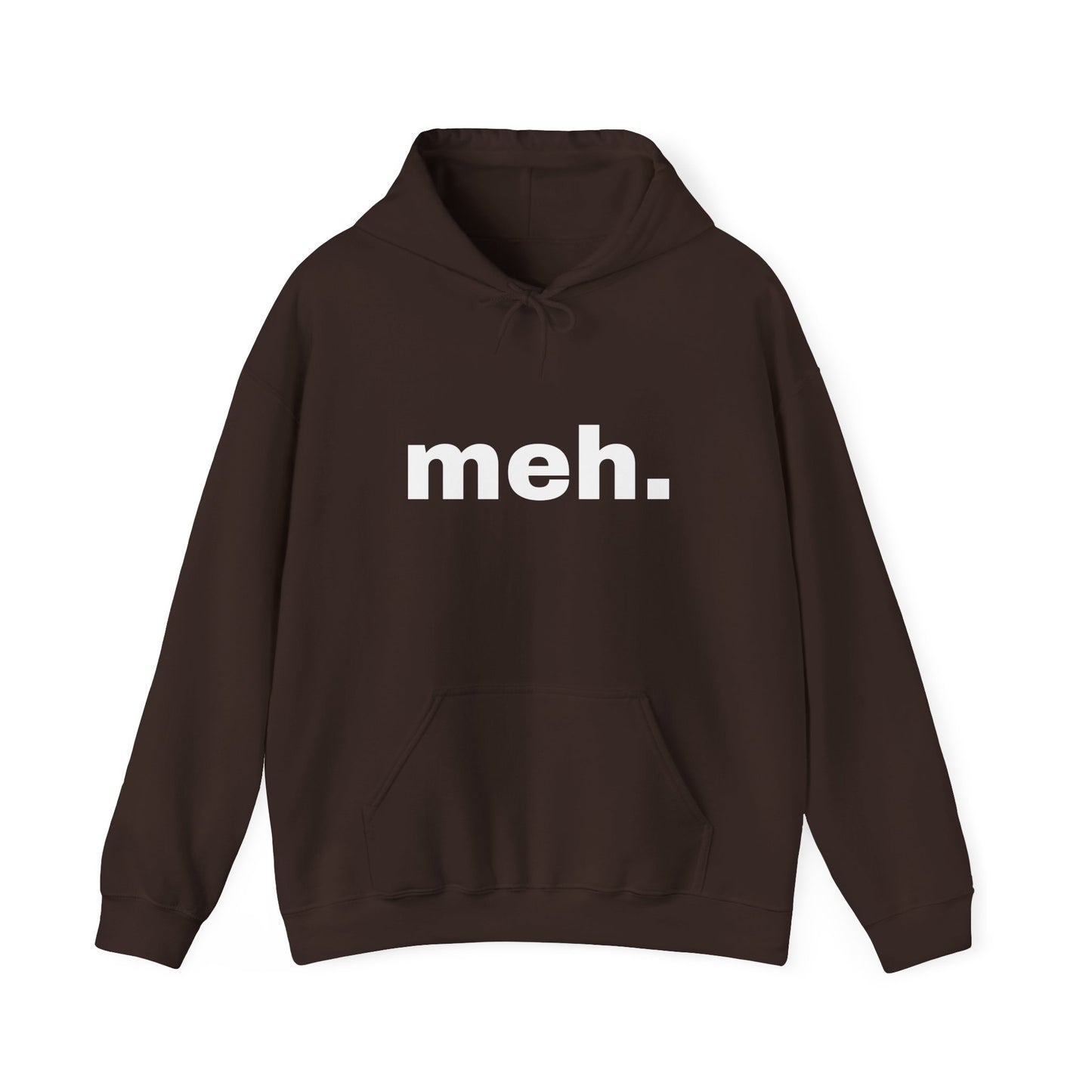 "meh." dark Unisex Hoodie Sweatshirt