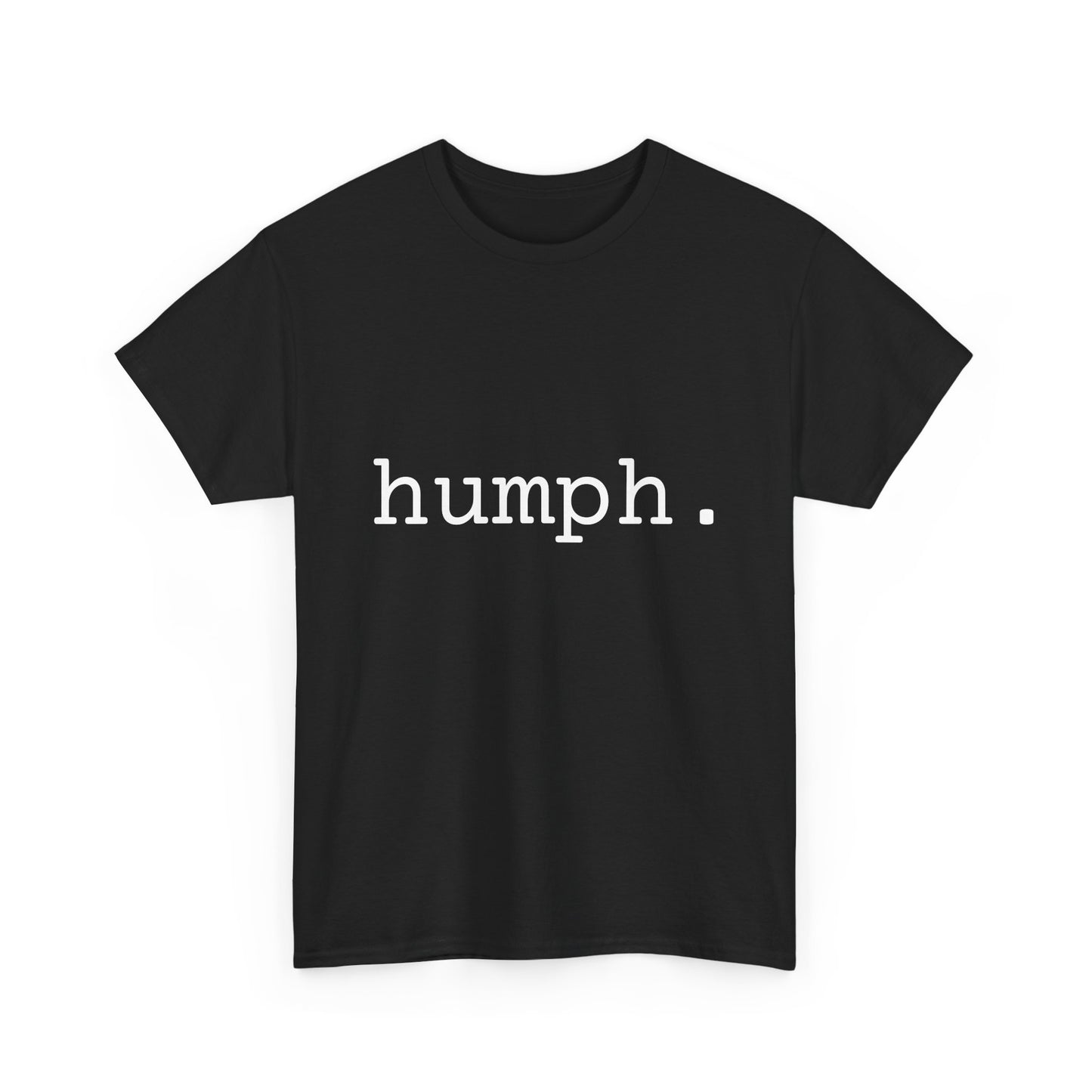 "humph." Word Emotion Tee dark