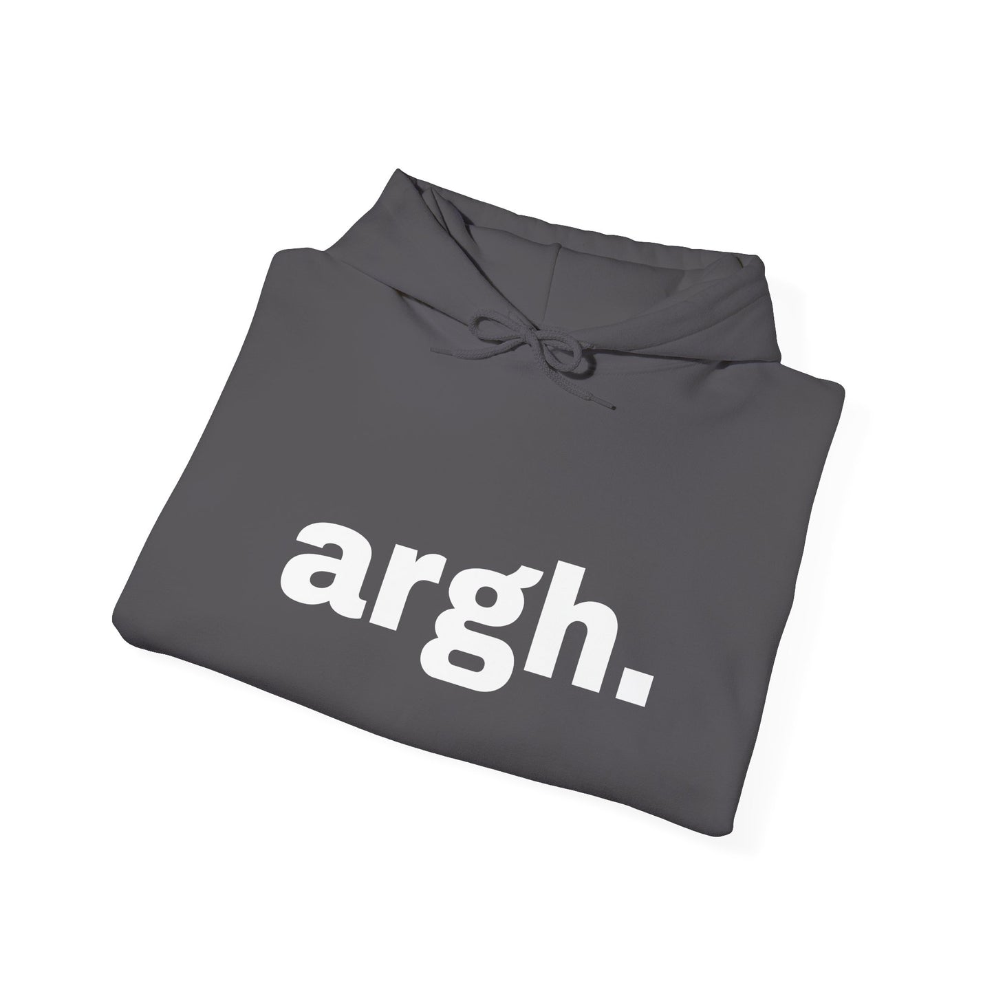 "argh." dark Unisex Hoodie Sweatshirt