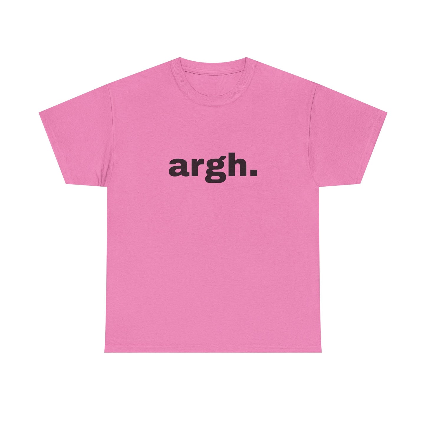 "argh" Word Emotion Tee