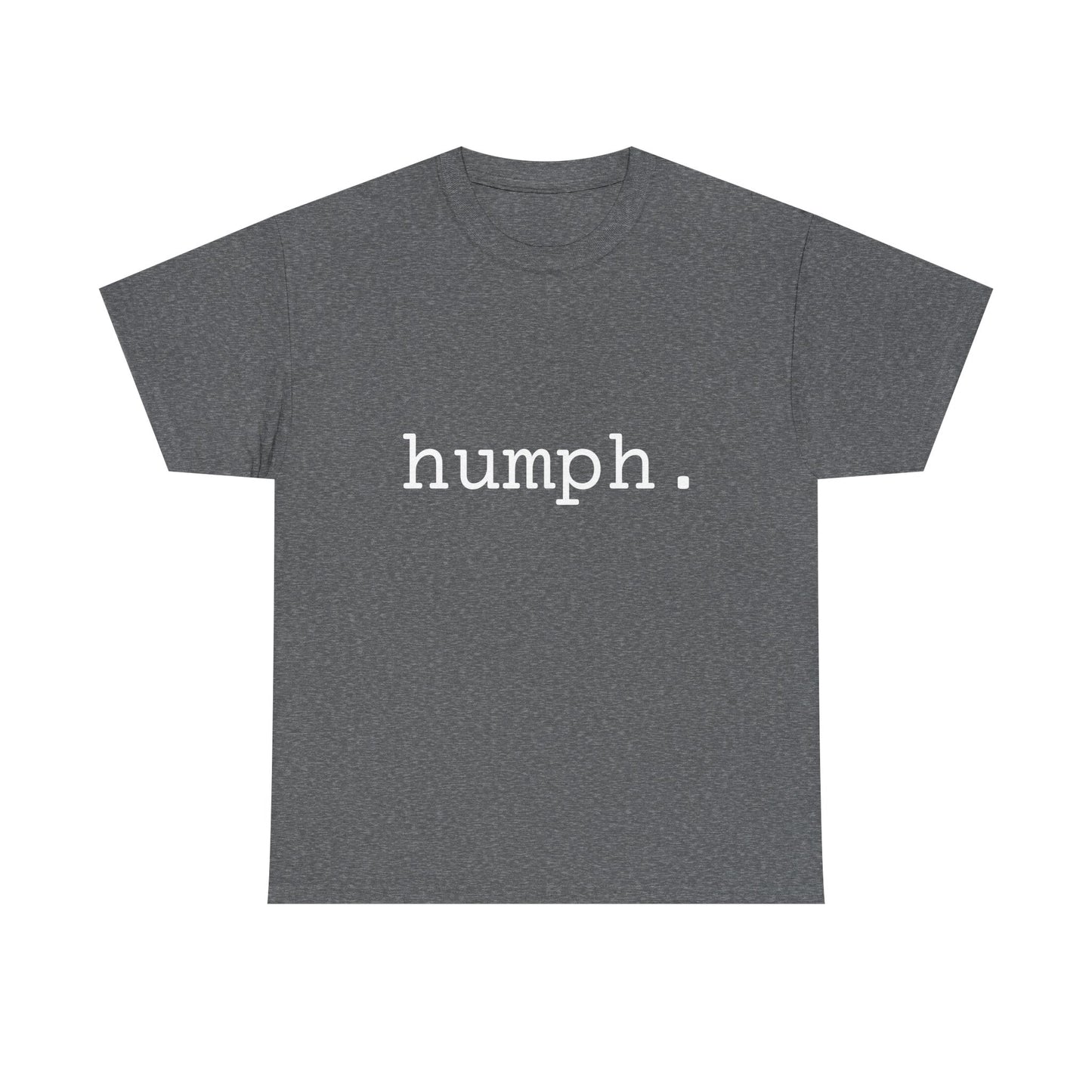 "humph." Word Emotion Tee dark