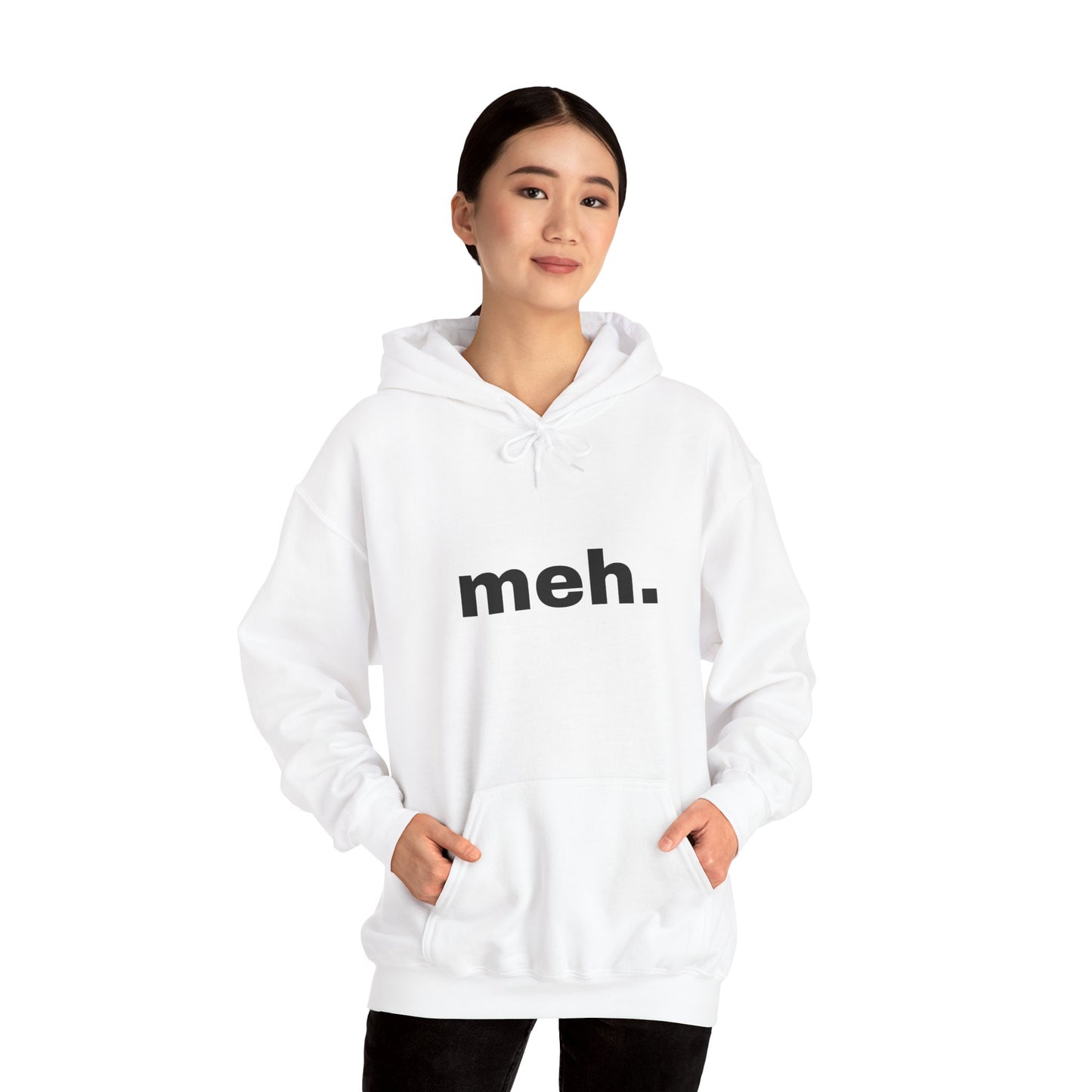 "meh" Unisex Hoodie Sweatshirt