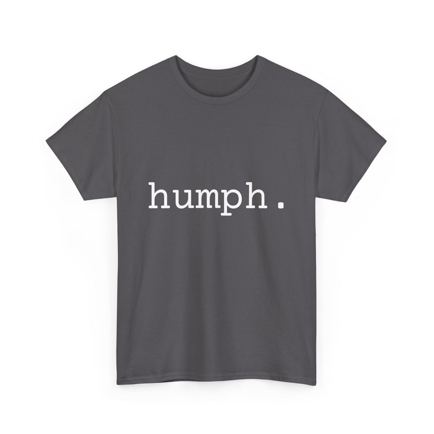 "humph." Word Emotion Tee dark