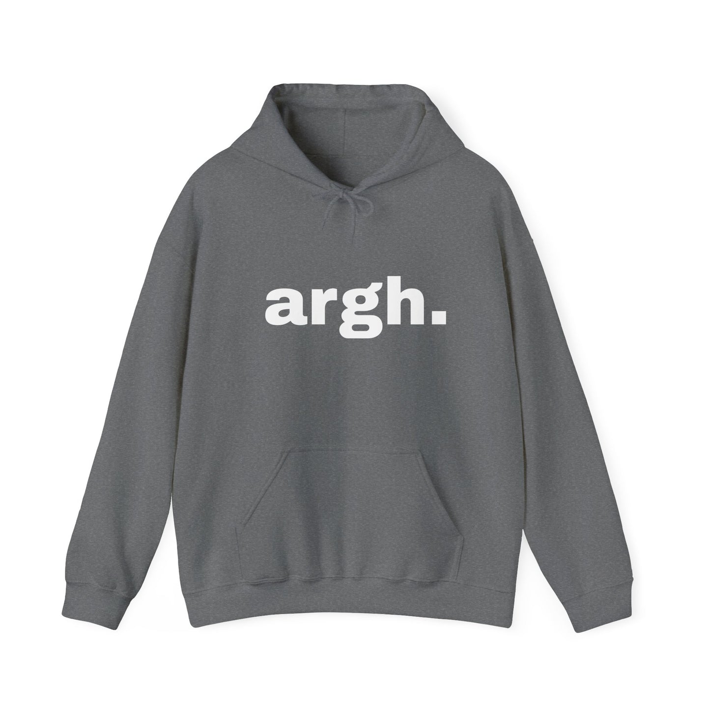 "argh." dark Unisex Hoodie Sweatshirt