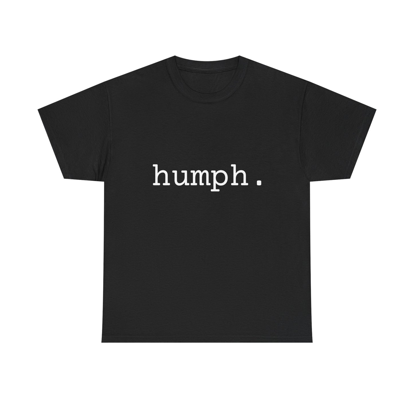 "humph." Word Emotion Tee dark