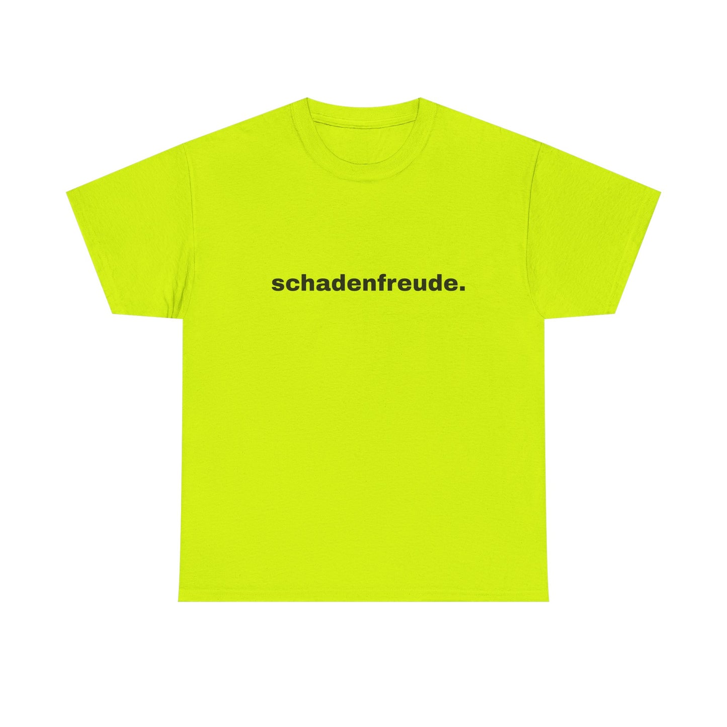 Word Emotion Tee - "schadenfreude"