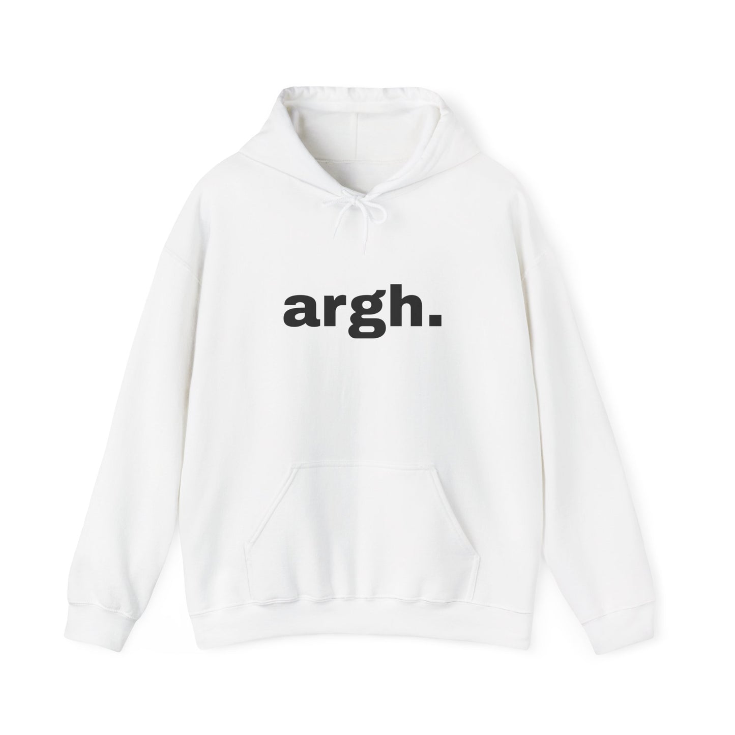 "argh." Unisex Hoodie Sweatshirt