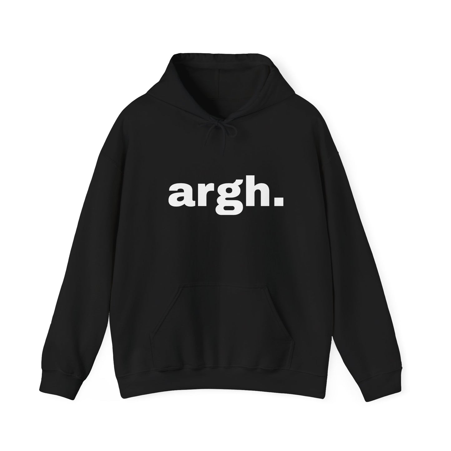 "argh." dark Unisex Hoodie Sweatshirt