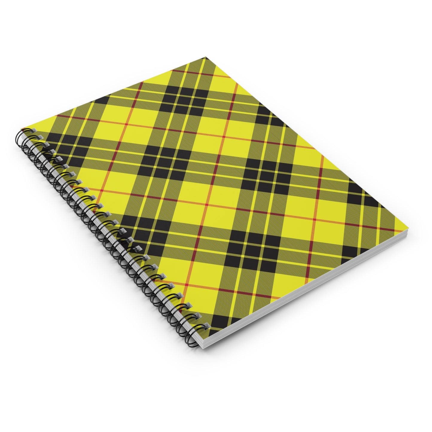 Tartan Spiral Notebook - Ruled Line