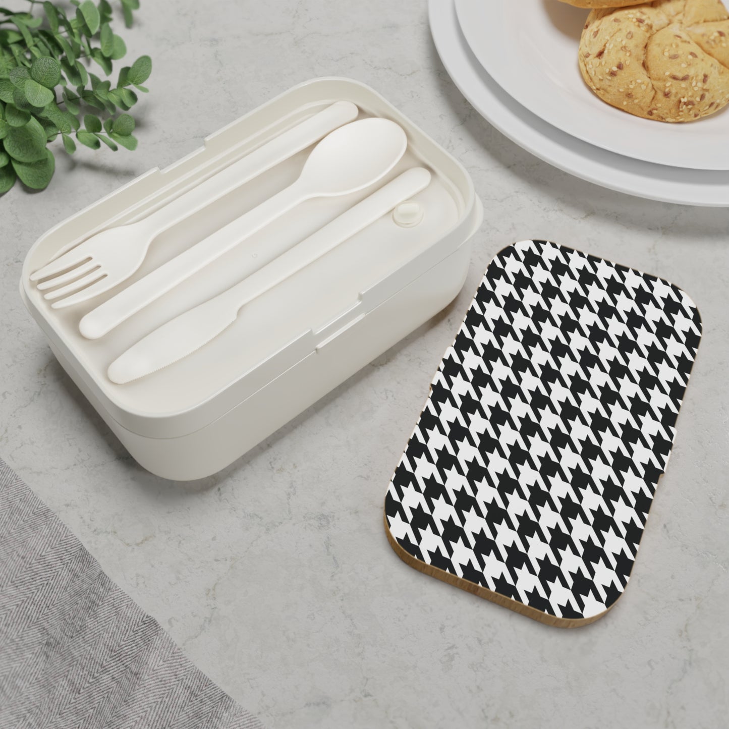 Houndstooth Bento Lunch Box