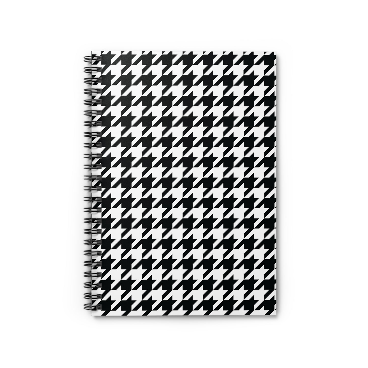 Houndstooth Spiral Notebook - Ruled Line