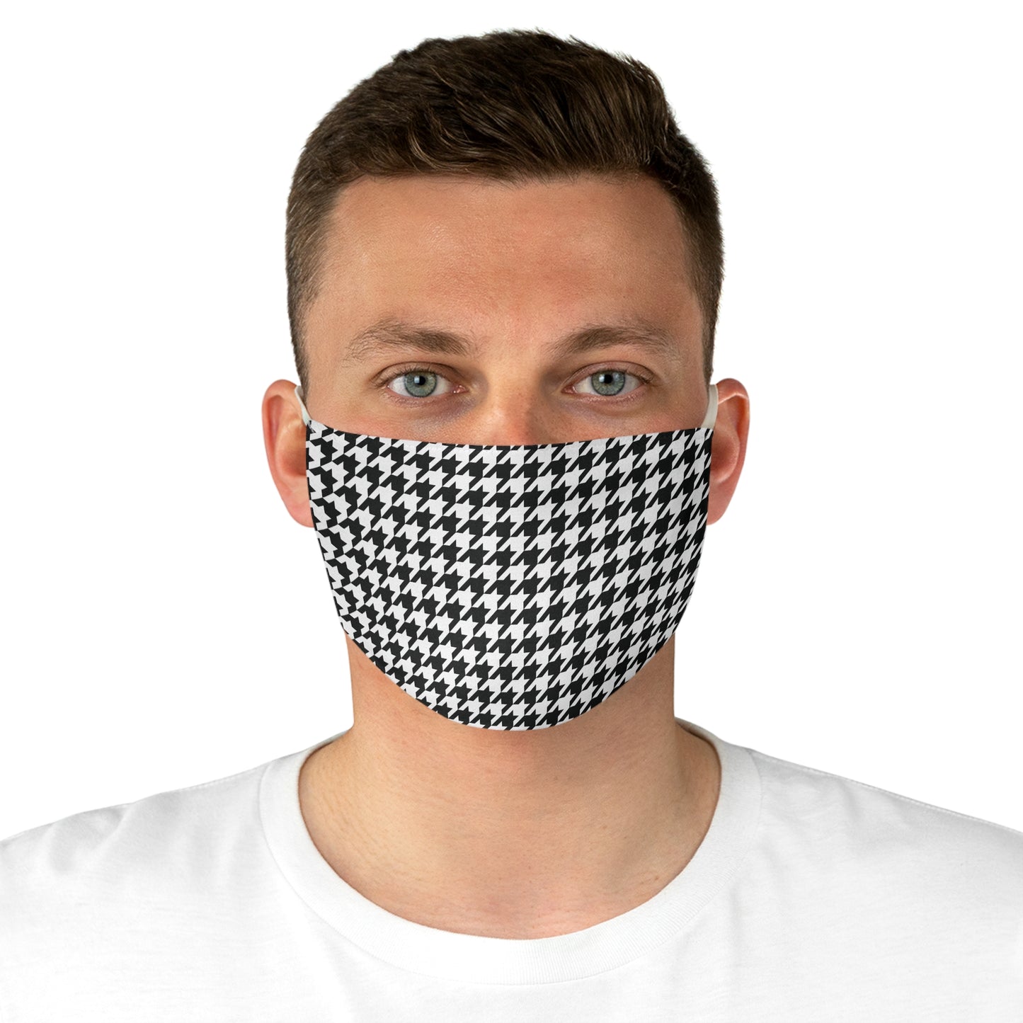 Houndstooth Fabric Face Mask