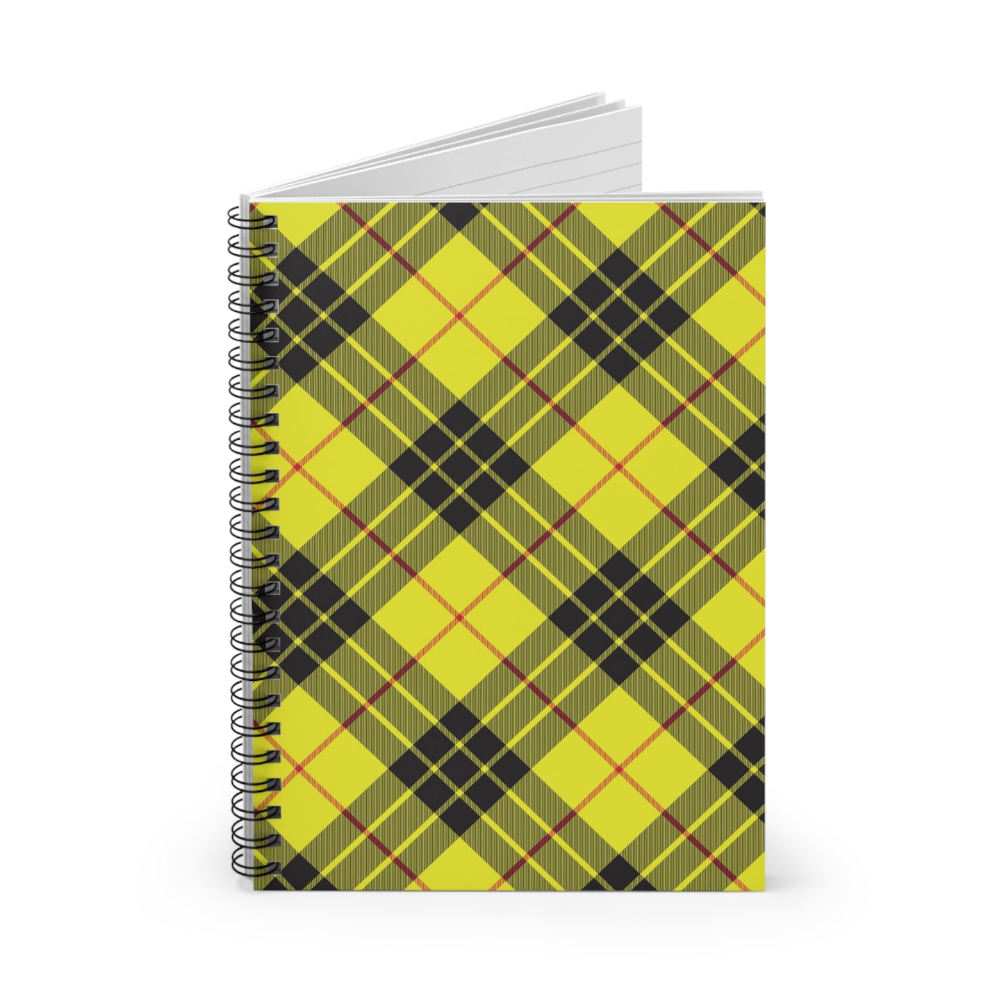 Tartan Spiral Notebook - Ruled Line