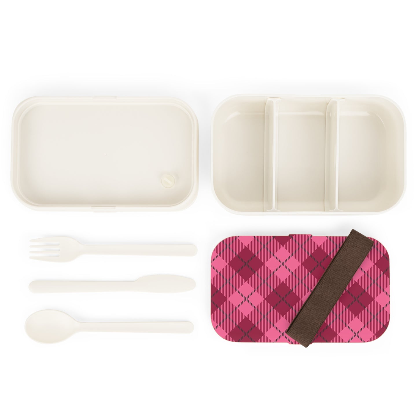 Pink Plaid Bento Lunch Box!