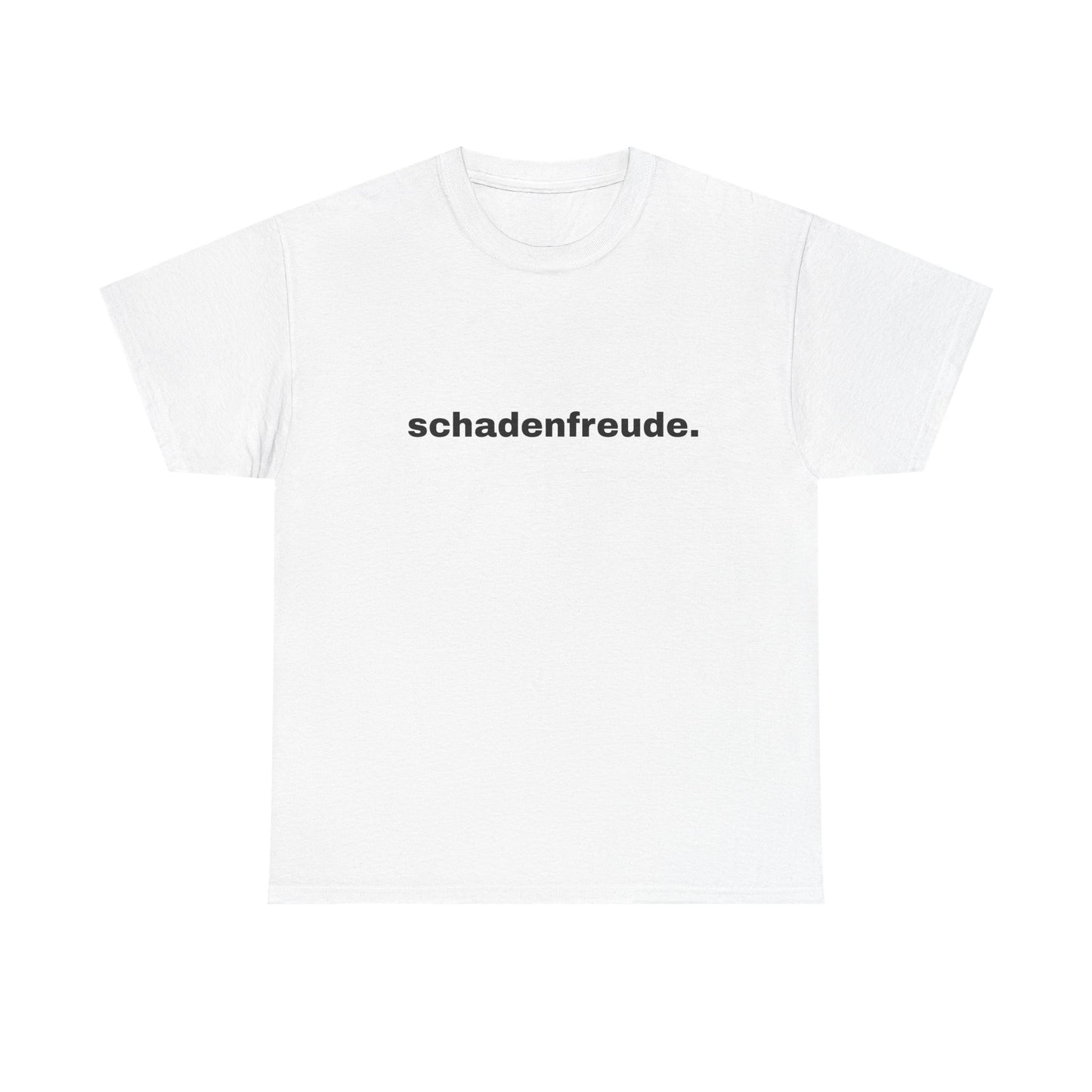 Word Emotion Tee - "schadenfreude"