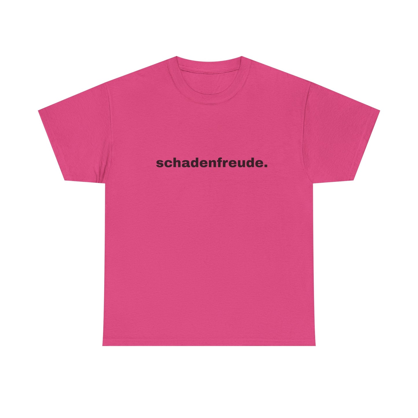 Word Emotion Tee - "schadenfreude"