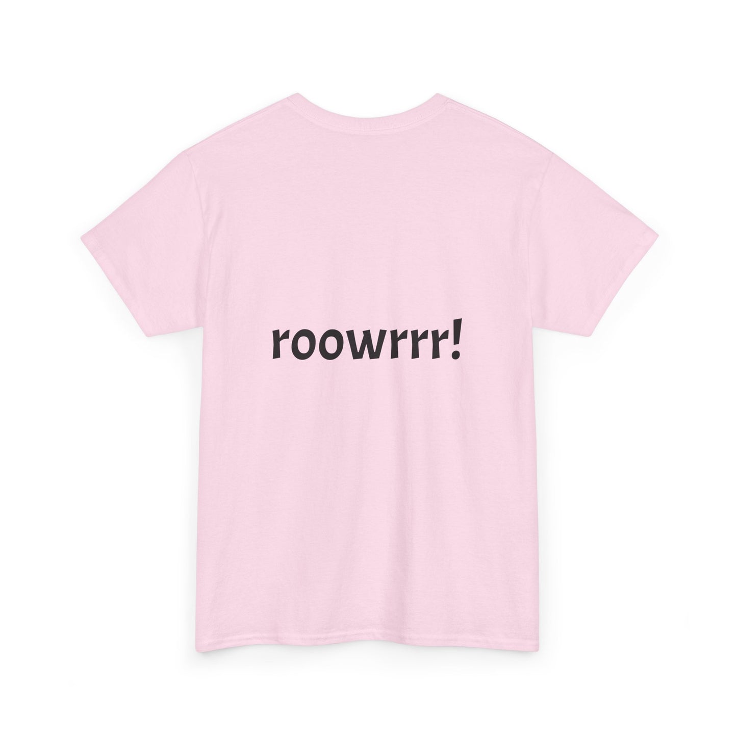 Light Pink Dinosaur Tee - T-rex!! Fashionable Dino in teal Plaid Print
