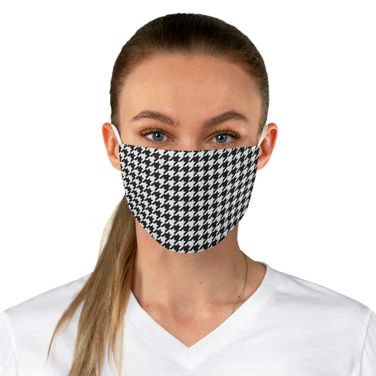 Houndstooth Fabric Face Mask